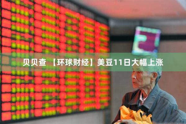 贝贝查 【环球财经】美豆11日大幅上涨